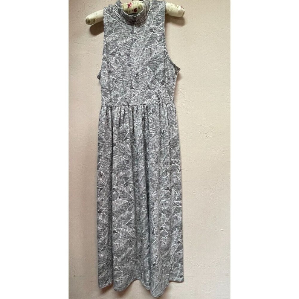 Anthropologie Sunday in Brooklyn Avonna Maxi Dress Leaf Print Sleeveless Medium